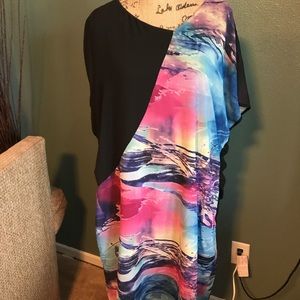 NWT Modamix watercolor dress size 20w